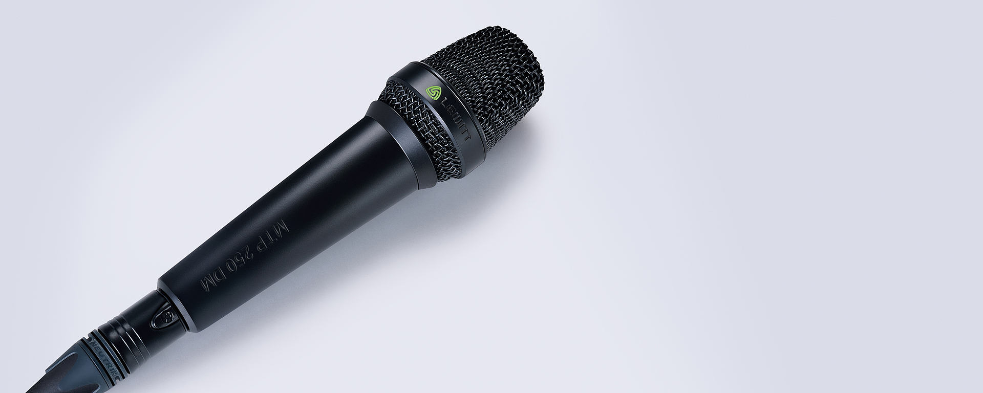 This image shows the MTP 250 DM dynamic handheld microphone