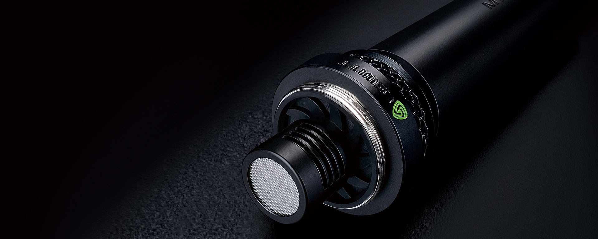 This image shows the MTP 350 CM handheld condenser microphone on black background