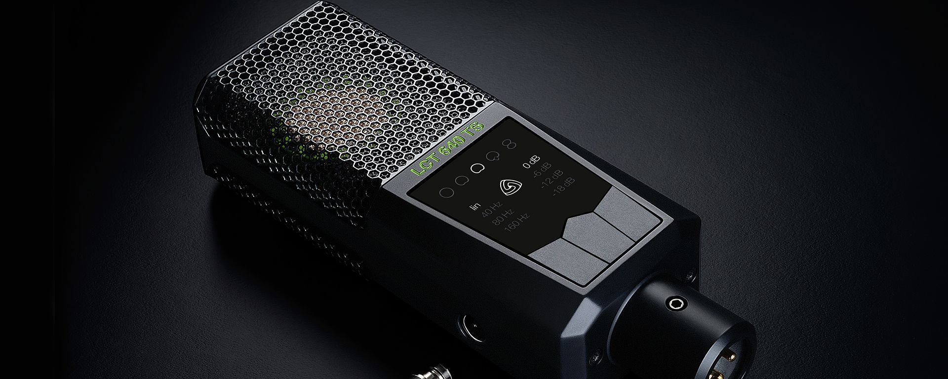 LCT 640 TS high quality studio condenser microphone with the possibility to change the polar pattern after the recording